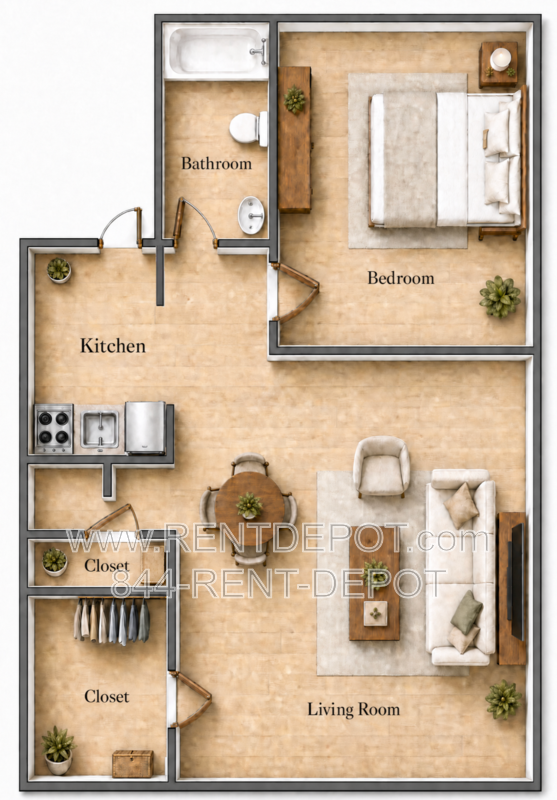 Remodeled 1-Bedroom Near Haynie’s Corner property image